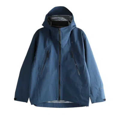 Pre-owned Goldwin Gore-tex 3l Hooded Jacket 'wonder Blue' | Men's Size 2