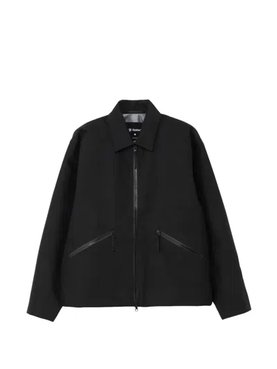Goldwin Gore-tex Zip-up Jacket In Black