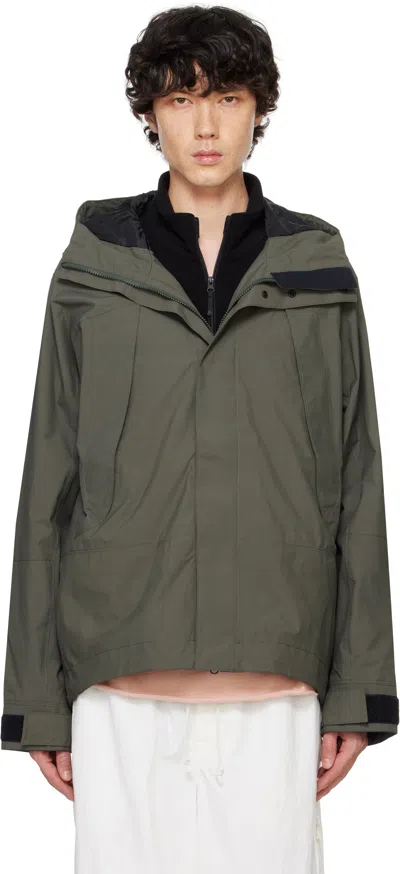 Goldwin Green Pertex Unlimited 2l Jacket In Dark Leaf