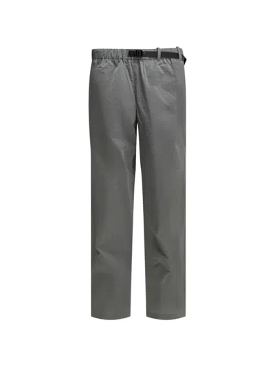 Goldwin Dope Dyed Rip-stop Trousers Grey In Gray