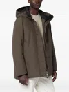 Goldwin Brown Gore-tex Down Jacket In Brown