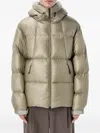 Goldwin Hooded Padded Jacket In Green