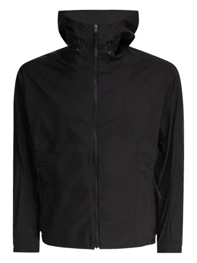 Goldwin Hooded Zip-up Jacket In Black