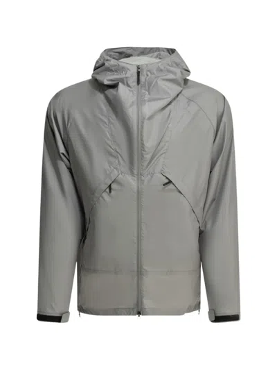 Goldwin Hooded Zip-up Jacket In Gray