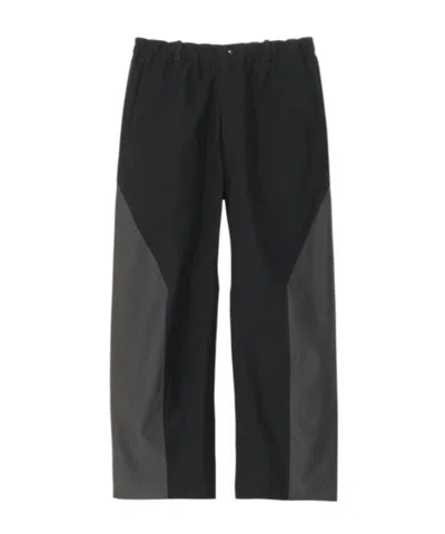 Goldwin Hyperdense Taffeta Destra Trousers In Black