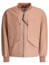Goldwin Zip-fastening Panelled Bomber Jacket In Pink