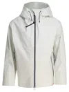Goldwin Oamc Hooded Zip-front Jacket In White