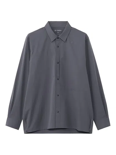 Goldwin Logo-print Shirt In 灰色