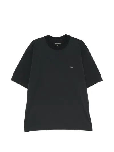 Goldwin Logo-print Graphic-print T-shirt In Black