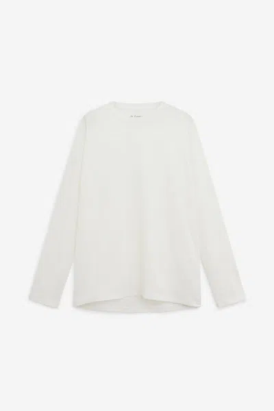 Goldwin Long Sleeve T-shirts In White