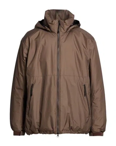 Goldwin Man Puffer Brown Size 4 Nylon