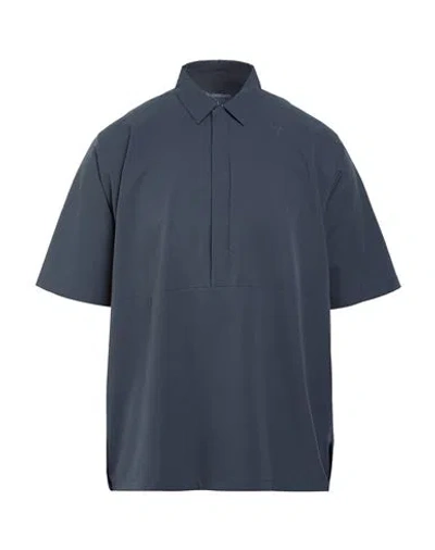 Goldwin Man Shirt Slate Blue Size 4 Elastomultiester