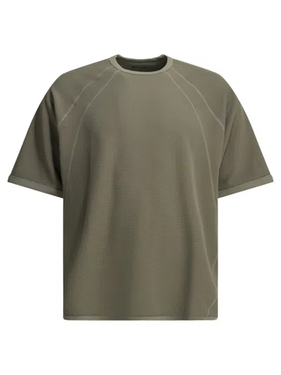 Goldwin Mesh Wf Actinoid T-shirts Grey In Green