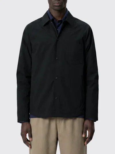 Goldwin Nylon Overshirt In Black