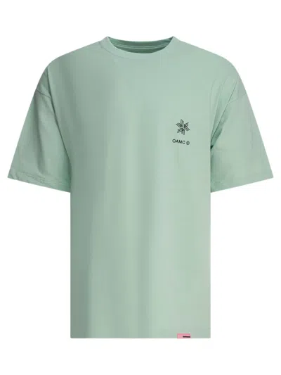 Goldwin Oamc Printed T-shirt In Green