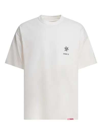 Goldwin Oamc Logo-print T-shirt In White
