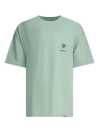 Goldwin Oamc Logo-print T-shirt In Green