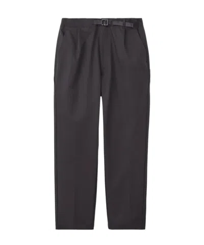 Goldwin One Tuck Tapered Stretch Pants In Transparent