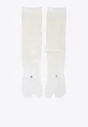 Goldwin Patterned Knee-length Socks In White