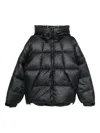 Goldwin Quantum Hooded Padded Jacket In Black