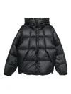 Goldwin Quantum Hooded Padded Jacket In Black