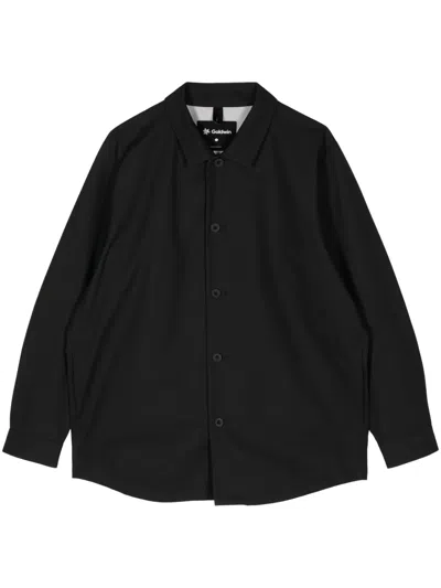 Goldwin Pertex Shield Air Button-up Shirt In Black