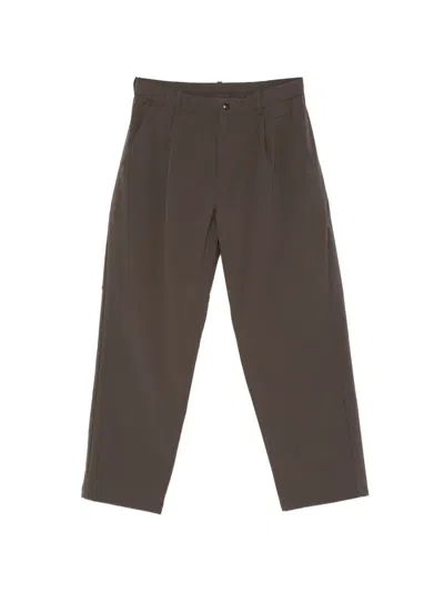 Goldwin Pleated Straight-leg Trousers In Multi