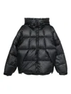 Goldwin Quantum Hooded Padded Jacket In Black
