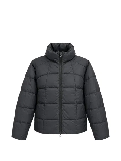 Goldwin Quilted High-collar Jacket In Black