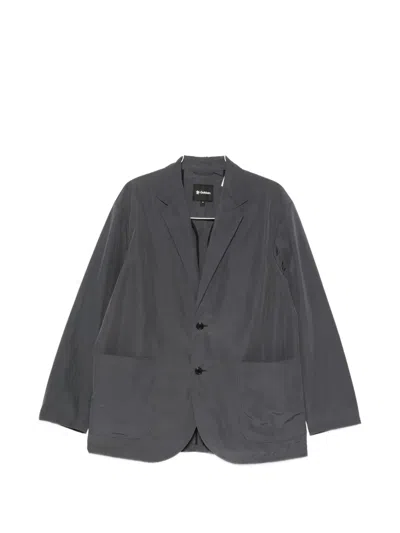 Goldwin Relax Nylon 2b Blazer In Gray