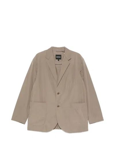 Goldwin Relax Nylon 2b Blazer In Neutral
