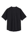 Goldwin Ribbed Short-sleeve T-shirt In Black