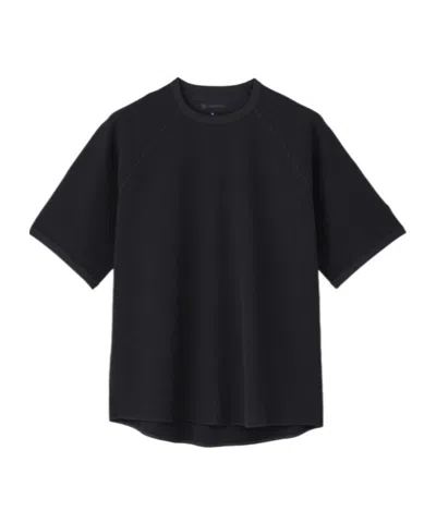 Goldwin Ribbed Short-sleeve T-shirt In Black