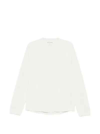 Goldwin Ribbed-knit Raglan-sleeve T-shirt In Neutral