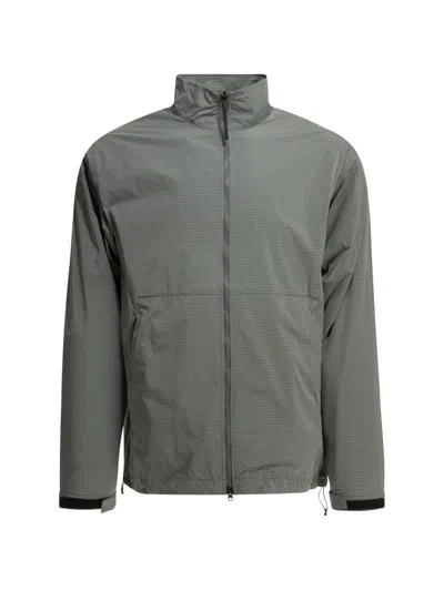 Goldwin Ripstop High-neck Coat In Gray