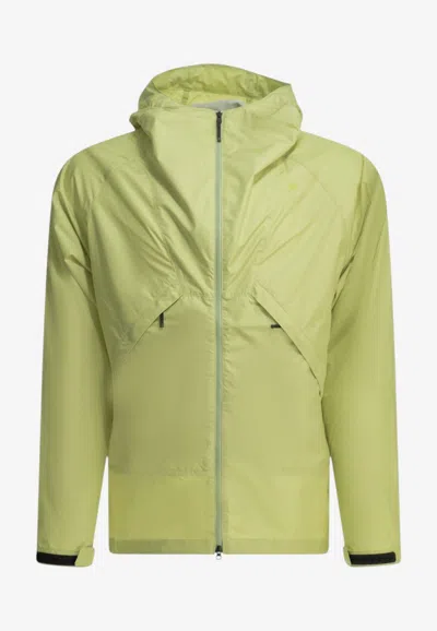 Goldwin Rip-stop Windbreaker Jacket In Green