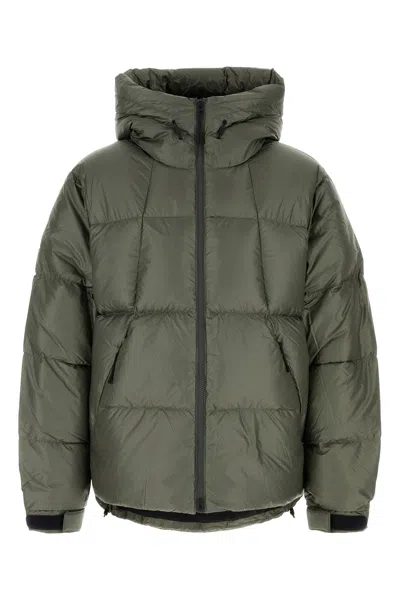 Goldwin Sage Green Nylon Pertex Quantum Down Jacket