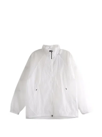 Goldwin Sheer Raglan-sleeve Jacket In White