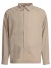 Goldwin Logo-embroidered Buttoned Shirt In White