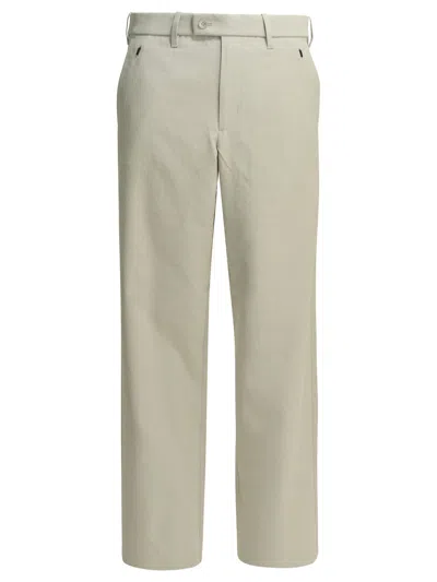Goldwin Solarshade Zip-pockets Trousers In Neutral