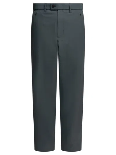 Goldwin Belt-loops Straight-leg Trousers In Green