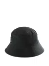 Goldwin Stitched-brim Bucket Hat In Black