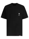 Goldwin Oamc Logo-print Cotton T-shirt In Black