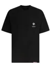 Goldwin Oamc Logo-print Cotton T-shirt In Black