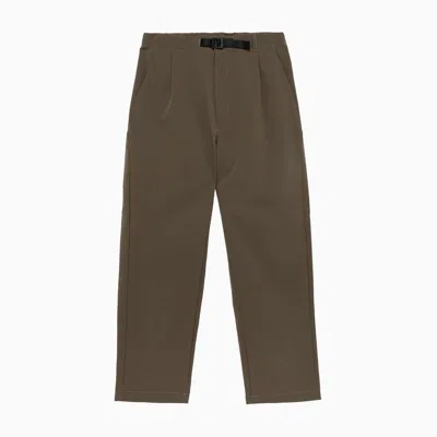 Goldwin Tapered Stretch Pants In Brown