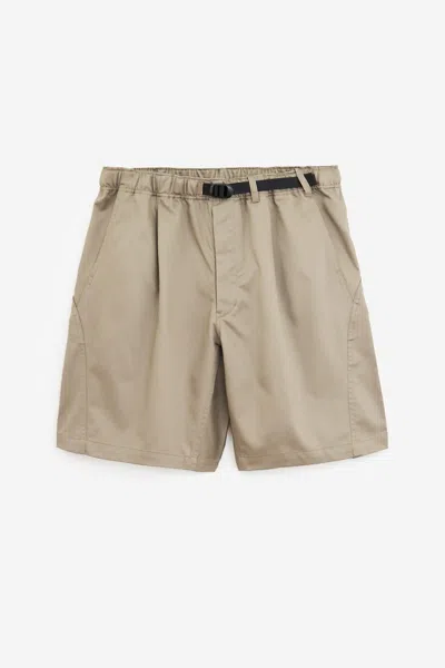 Goldwin Taupe Fawn Shorts In Brown