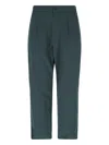 Goldwin Activewear Pants With Elasticized Waistband And Front Pleats In Grey