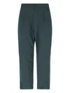 Goldwin Activewear Pants With Elasticized Waistband And Front Pleats In Grey