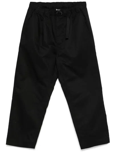 Goldwin Twill Trousers In Black