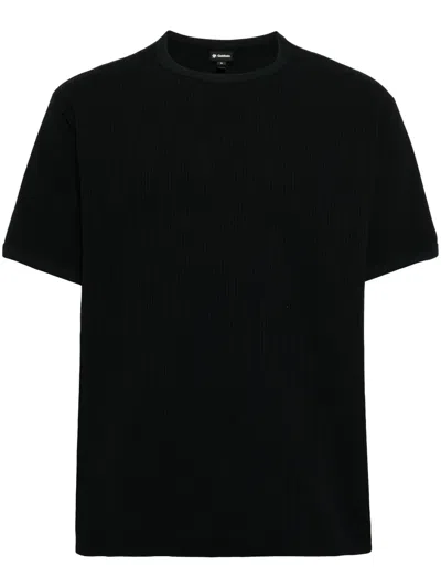 Goldwin Uv-protection Crew-neck T-shirt In Black